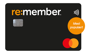 re:member-kortet (black-design) – produktbilde